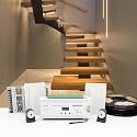 Motion-Activated LED Stair Lighting Kit DE-320, 42" Cuttable Strip Light for Indoor Floating Mono Stringer &amp; Cantilever Stairs (Warm White 3000K,18 Steps)