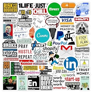 motivational for success vinyl self-adhesive sticker for adults multicolor stickers for laptop journal guitar mobile - waterproof residue free stickers