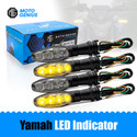 Moto Genius Front, Rear LED Indicator Light for Yamaha FZ, R15, MT15 ( BS4 + BS6 ), Ray Z