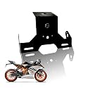 MOTO GENIUS Heavy Metal Tail Tidy Number Plate Holder for KTM RC Duke 125 200 250 390 | License Plate Bracket for Duke &amp; RC (Black)