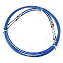 Motoforti 2pcs 10ft 3 Meter 118 Inch Marine Type 3300 / 33C Throttle Shift Remote Control Box Cable for Yamaha Outboard Engine Boat Motor Steering System Blue