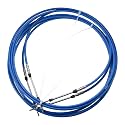 Motoforti 2pcs 16ft 5 Meter 197 Inch Marine Type 3300 / 33C Throttle Shift Remote Control Box Cable for Yamaha Outboard Engine Boat Motor Steering System Blue