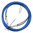 Motoforti 2pcs 24ft 7 Meter 276 Inch Marine Type 3300 / 33C Throttle Shift Remote Control Box Cable for Yamaha Outboard Engine Boat Motor Steering System Blue
