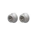 Swingarm Spools Pro Paddock Stand Bobbins (M8 Ext, Silver)