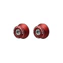 Swingarm Spools Pro Paddock Stand Bobbins (M8, Red)