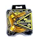 MOTOGEAR 100% Pure Copper Audio RCA Cable for Connecting Receiver to Amplifier, Power RCA Cable with Gold Plated Connectors Oxygen Free Copper (KNOCKDOWN SERIES, 3 Meter)