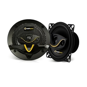 car speaker mg-6600 16 cm 65 inch 4-way coaxial speakers black peak power - 260w rms power - 130w max range - 394feet pack of 2