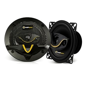 car speaker mg-5500 135 cm 525 inch 4-way coaxial speakers black peak power - 100w rms power - 50w max range - 330feet pack of 2