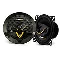 Car Speaker MG-5500 13.5 cm (5.25 inch) 4-Way Coaxial Speakers (Black), Peak Power - 100W, RMS Power - 50W, Max Range - 330Feet (Pack of 2)