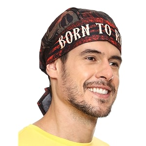 motohog helmet skull caps for men hair inner helmet cover caps for bikers sweat cooling skull cap headwrap bandana durag patka head wear for cycling amp running - free size