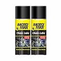 Motomax Chain Lube Aerosol Spray 200 ml (Pack of 2)|Provides Lubrication, corrosion protection - Chain, sprockets for Bikes, Cycle, Cars|Avoid Sling Off & Prevent Chain breakage| Extended Chain Life