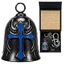Motorcycle Bell Guardian Angel Gremlin Lucky Charm Gift For Riders