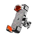 Motorcycle Cell Phone Holder for Aprilia ETX 150 2016 2017 2018 2019 2020, Adjustable 360° Rotation Bicycle Cell Phone Holder Anti Vibration Handlebar Holder, Handlebarstyle-A