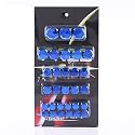 Motorcycle Bolt Cap, 30Pcs Motorcycle Motorbike Screw Nut Bolt Cap Cover Decoration for (Blue)