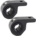 Motorcycle Bull Bar Mounting Bracket 2PCS Horizontal Light Mount Clamp Kit for 0.75" /0.87"/1.1"/1.25" Tubes fit for LED Driving Lights, Spotlights Fits Truck, ATV, &amp; Motorcycle Crash Bars