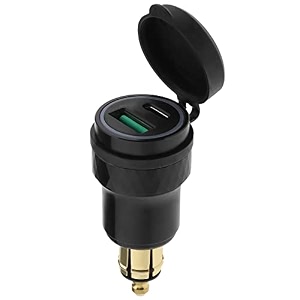 motorcycle din socket usb charger adapter compatible with bmw motorcycle in european style compatible with ducati motorcycle usb adapter socket