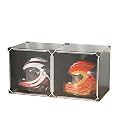 Motorcycle Helmet Display Case - Acrylic Storage Cabinet for Helmet Protection, Showcase Your Collection, and Stylish Design, for Riders