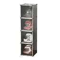Motorcycle Helmet Display Case - Acrylic Storage Cabinet for Helmet Protection, Collectible Display, Dustproof Showcase, Perfect for Motorcycle Enthusiasts & Collectors