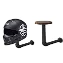 Motorcycle Helmet Holder,Helmet Holder Wall Mount Easy Storage for Motorcycle Helmets,Hats, Baseball and Rugby Helmets