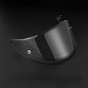 Motorcycle Helmet Visor for KYT NFR NX NZ, Scratch-Resistant Protective Motorcycle Face Shield, Anti-Fog Replacement Face Shield Lens Accessories,F Black