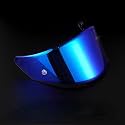 Motorcycle Helmet Visor for KYT NFR NX NZ, Scratch-Resistant Protective Motorcycle Face Shield, Anti-Fog Replacement Face Shield Lens Accessories,B Blue