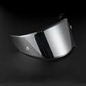 Motorcycle Helmet Visor for KYT NFR NX NZ, Scratch-Resistant Protective Motorcycle Face Shield, Anti-Fog Replacement Face Shield Lens Accessories,G Sliver