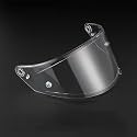 Motorcycle Helmet Visor for KYT NFR NX NZ, Scratch-Resistant Protective Motorcycle Face Shield, Anti-Fog Replacement Face Shield Lens Accessories,H Clear