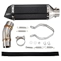 Motorcycle Muffler Mid Pipe, Muffler Adapter Connect Pipe