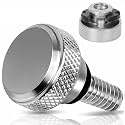 Motorcycle Quick Release Stainless Seat Bolt Screw with Bolt Nut Kit for Harley Davidson Sportster Softail Fat Boy Fat Bob Street Bob Breakout Low Rider Dyna Street Glide Road Glide 1996-2025 Silver