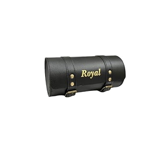 motorcycle saddle bag capacity heavy fabric compatible with re classic bullet 350500cc single side royal gold