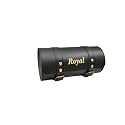 Motorcycle Saddle Bag Capacity, Heavy Fabric, Compatible with RE Classic Bullet 350/500cc, Single Side (Royal Gold)