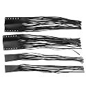 Motorcycle Tassels, Brake Clutch Lever Tassels Universal Faux Leather for Motorcycle Accessory(Black)