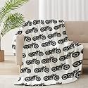 Dirt Bike Blanket Gift for Boys Kids Motorcycle Blanket Stuff