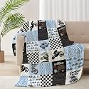 Dirt Bike Blanket Gift for Boys Kids Motorcycle Blanket Stuff
