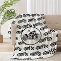 Dirt Bike Blanket Gift for Boys Kids Motorcycle Blanket Stuff