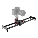 Motorized Slider, Andoer L5i Pro Camera Video Dolly Slider Kit with 3 Wheels Auto Dolly Car App Control Stepless Speed Adjustable, 60cm Track Rail Camera Slider for DSLR Camera Camcorder