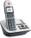 MOTOROLA CD5011+ Cordless Phone with Answering Machine Call Block and Volume Boost Cordless Landline Phone with Answering Machine (White, Black)