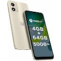 MOTOROLA e13 (Creamy White, 4GB RAM 64GB Storage)