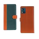Motorola E13 Flip Case Leather Finish