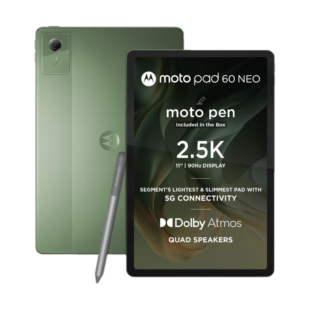 MOTOROLA Pad 60 Neo 8 GB RAM 128 GB ROM 11 inch with Wi-Fi+5G MediaTek ...