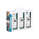 Motorola Solutions T114TP White/Blue 16 Mile 2 Way Radio Three Pack