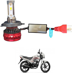 motoroys universal front acdc 3 side h4 led headlight 150watt hilow cooling fan sg155 headlight car motorbike led 12 v 150 w