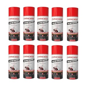 anti-rat treatment spray 165ml  rodent repellent solution  non-toxic  long protection  german innovation  car amp bike wire protection 1 pack of- 10