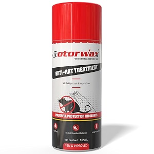 anti-rat treatment spray 165ml  rodent repellent solution  non-toxic  long protection  german innovation  car amp bike wire protection 1 pack of- 1