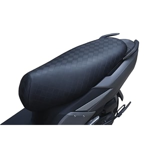 mototrance stylish black  pu leather luxurious  anti-slip  waterproof  ergonomic design  shock absorbent  custom fit  bike scooty seat cover  mtsc-9503-bl  compatible with ola s1