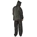 Unisex Storm Breaker Complete Rain Suit with Carry Bag (Black, XXL)