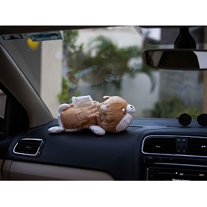 motozoop  plush animal car tissue holder hanging tissue box napkin box with soft toys armrest tissue holder headrest tissue holder seat tissue holder napkin box bold