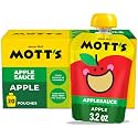 Mott's Applesauce, Made from Real Fruit, No Artificial Flavors, Good Source of Vitamin C, 3.2 oz Clear Pouches, 20 Pack