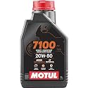 Motul 7100 4T 20W-50 Fully Synthetic Bike Engine Oil – API SN Performance, Smooth Gear Shifting, Superior Engine Protection for Long-Lasting Riding, 1L