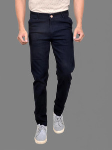 Moudlin Slim Men Black Jeans
